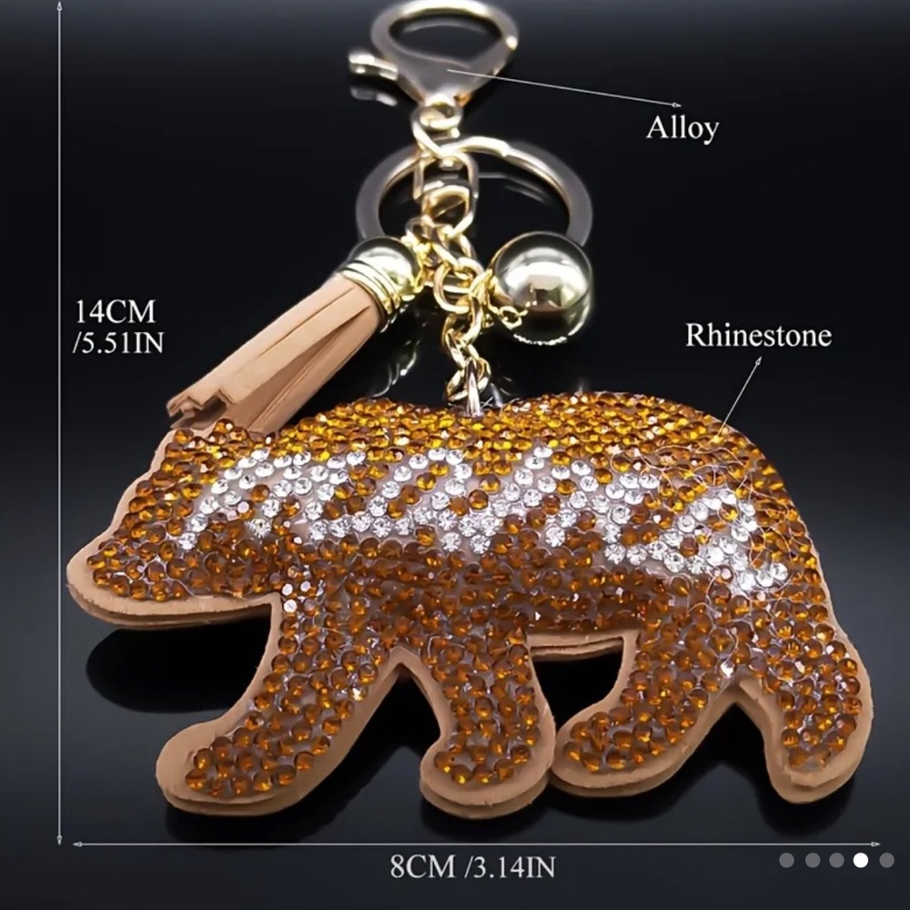 Mama Bear Keychain Bag Charm